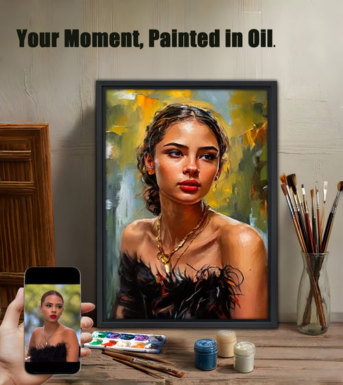 Luxury Custom Oil Painting from Photo - Hand-Painted Canvas Art